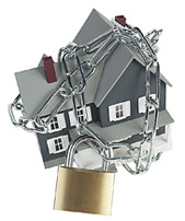 Picture of a secured model house